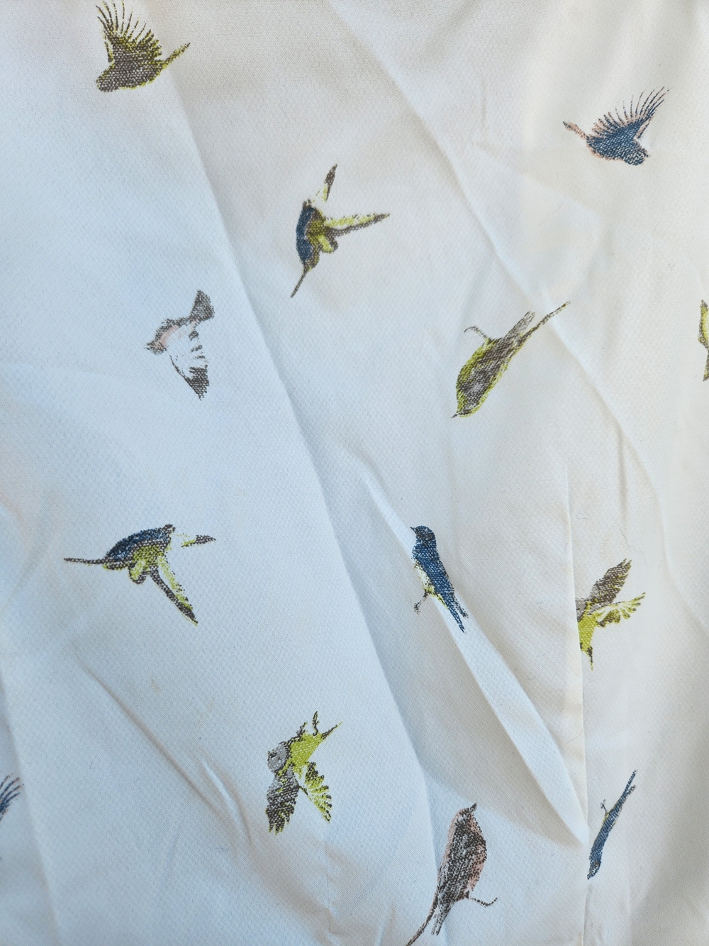 Eddie Bauer Light Blue Button-Down Shirt with Bird Print - Picture 9 of 9